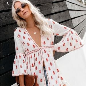 Vici Raga Embroidered Tunic